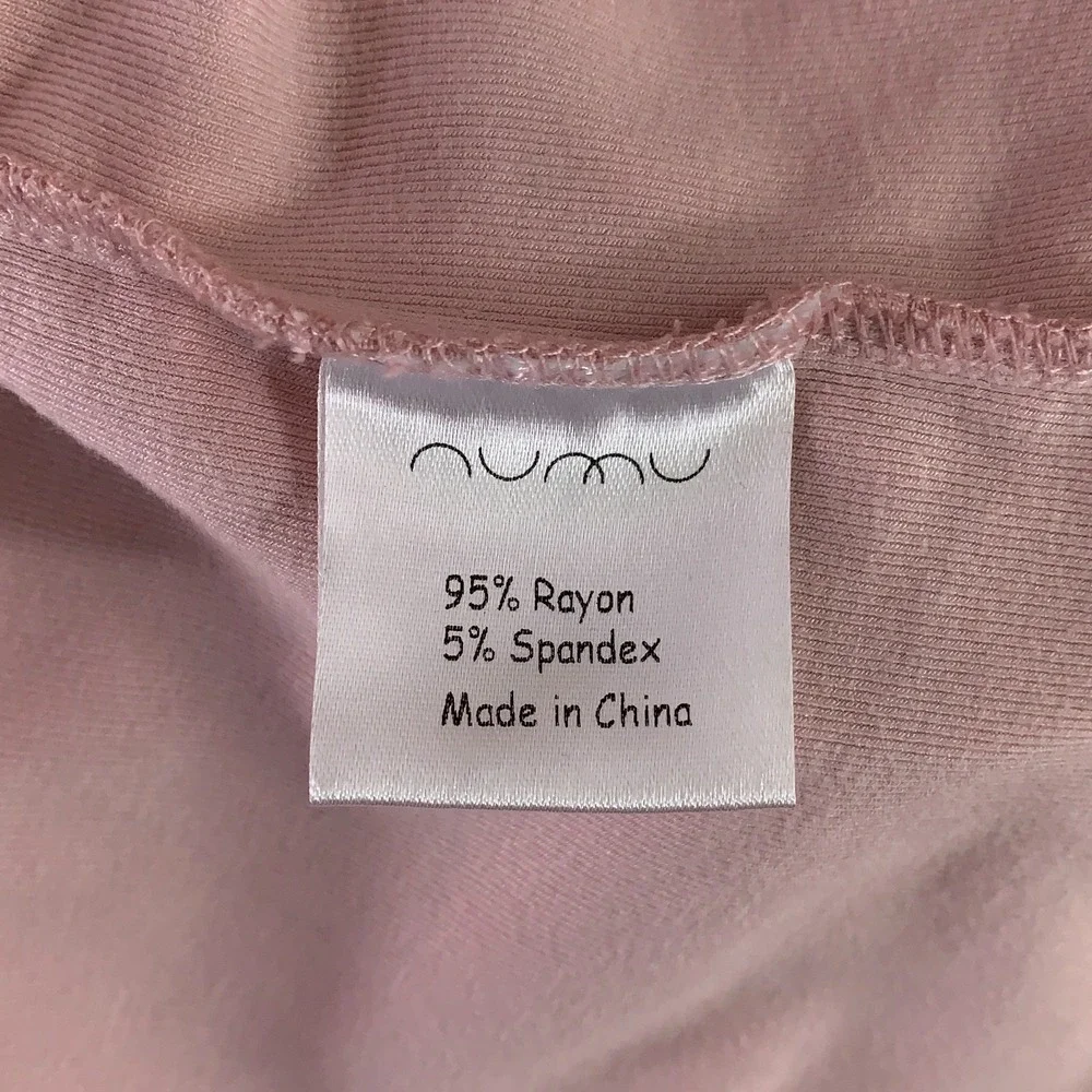 NUMU Girls Size 10 Pink Checkered Long Sleeve Cozy Long Nightgown NWT